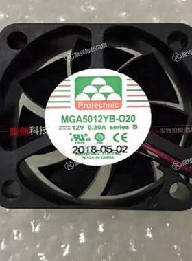 全新原装永立MGA5012YB-O20 5020 12V 0.3A 5cm 机箱风扇