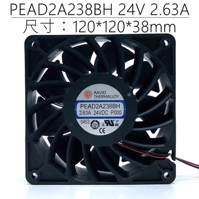 AAVID 12038 24V PEAD2A238BH 2.63A 12CM变频器 大风量暴力风扇