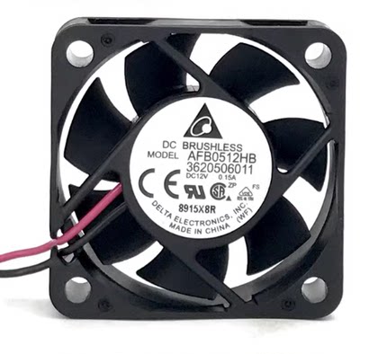 原装台达DELTA AFB0512HB 5015 12V 0.15A 5CM 双滚珠 散热风扇