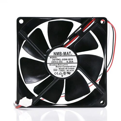 原装NMB-MAT7 3610KL-05W-B59 24V 0.20A 9225 三线变频器风扇9CM