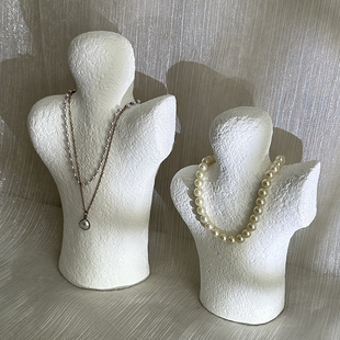 人像模特项链架子展示架高级创意无相石膏橱窗珠宝收纳陈列道具