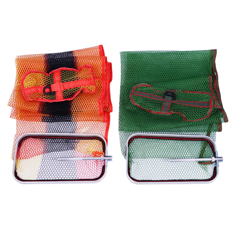 方形鱼护网兜便携渔护防挂速干简易折叠鱼网钓鱼兜垂钓渔具渔户