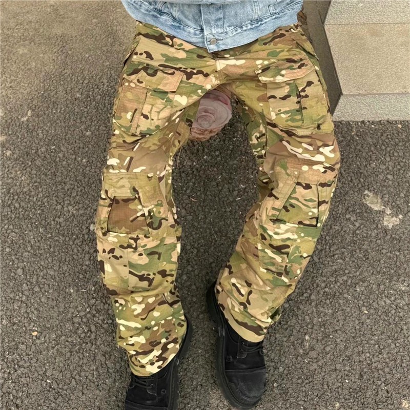 美式直筒户外登山迷彩军鸟工装裤男G3春季作战术冲锋伞兵长裤子夏