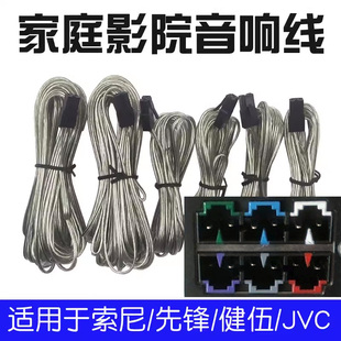 适用于部份LG/健伍/ jvc/组合音响线功放连接线音箱线锡包铜芯线