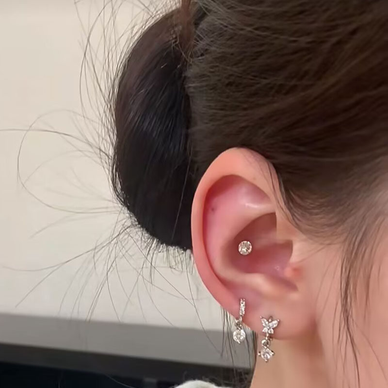 双耳洞蝴蝶耳钉吊坠耳圈耳环耳饰耳垂高位耳骨钉耳坠,饰品/流行首饰/时尚饰品新,耳钉,淘宝优惠券,粉丝福利购,淘宝优惠卷