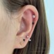 细针医用钢 不刮耳朵迷你金豆豆耳钉球球耳钉耳蜗钉耳骨钉