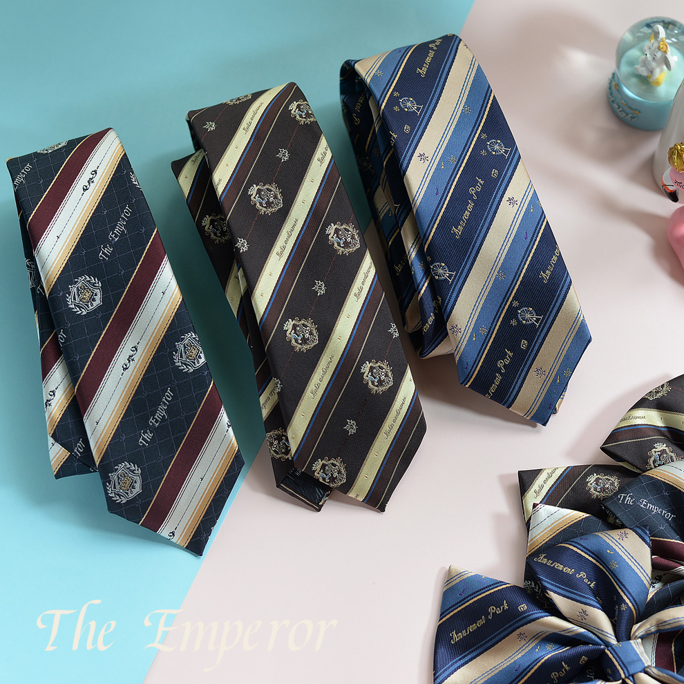 原创风制服提花领带