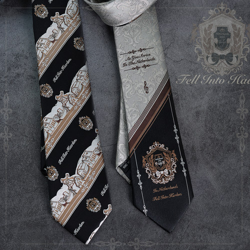 哈勒姆原创制服小物百搭提花