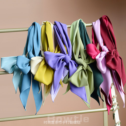 手打领结女直条巾JK蝴蝶结水手服