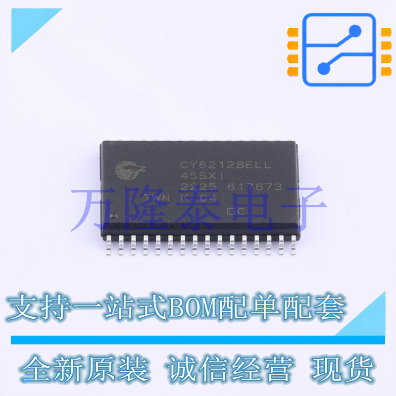 CY62128ELL-45SXI SOIC-32 SRAM, 1Mb, 128KX8, 5V 全新原装现货