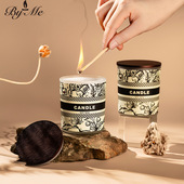 byme百秘国风香薰蜡烛大豆蜡室内卧室无烟蜡烛送礼伴娘伴手礼套装