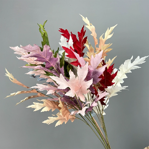 Зеленые искусственные цветы украшают цветы свадебного зала, уличные цветы и зеленые растения, красивую композицию, листья черепахи, большие дубовые листья, свадьбу