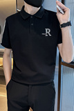 社会小伙夏季男士翻领刺绣polo衫潮流半袖t恤C208-8876-特P48控78，男装T恤，电商C208