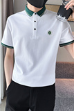 精神小伙夏季男士翻领polo衫时尚帅气短袖t恤男C208-8875-特P48，男装T恤，电商C208