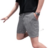 社会小伙夏季男士直筒小西裤时尚潮牌个性短裤C203-602-P38控58，男装牛仔裤，电商C208