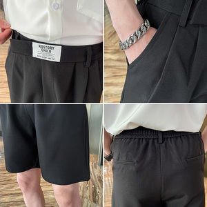 精神小伙夏季男士潮流短裤时尚休闲直筒纯色西裤DS-C203-6688-P58图片