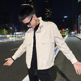 精神小伙2026秋季新款男士立领工装夹克休闲外套C203-5072P60控88，男装夹克，电商C208