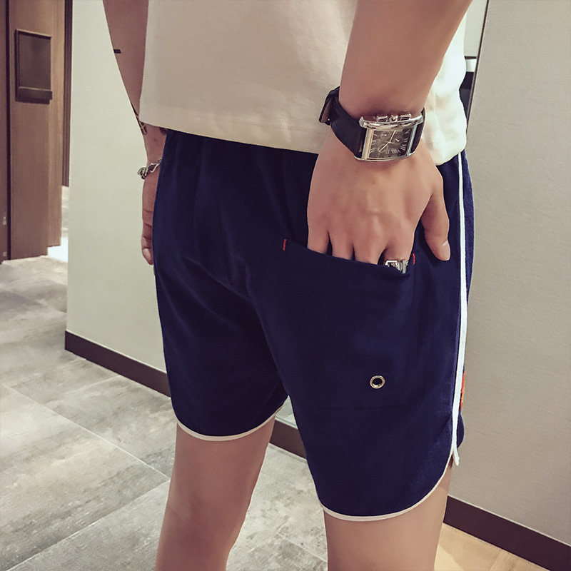精神小伙夏季男士棉麻短裤时尚百搭多口袋五分裤C203-6071-特P20,男装牛仔裤,电商C208