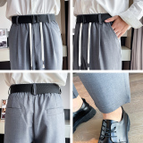 抖音直播高品质男士直筒休闲小西裤夏季薄款冰丝裤C203-6705-P58，男装西裤，电商C208