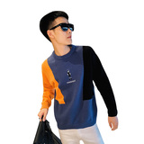 青少年学生秋冬季套头加厚长袖毛衣男精神小伙外套C203-5089特P68，男装针织衫/毛衣，电商C208