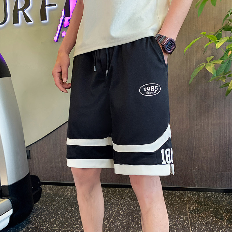 夏季男士新款五分裤时尚潮牌运动休闲裤直筒短裤男C208-6751特P38图片