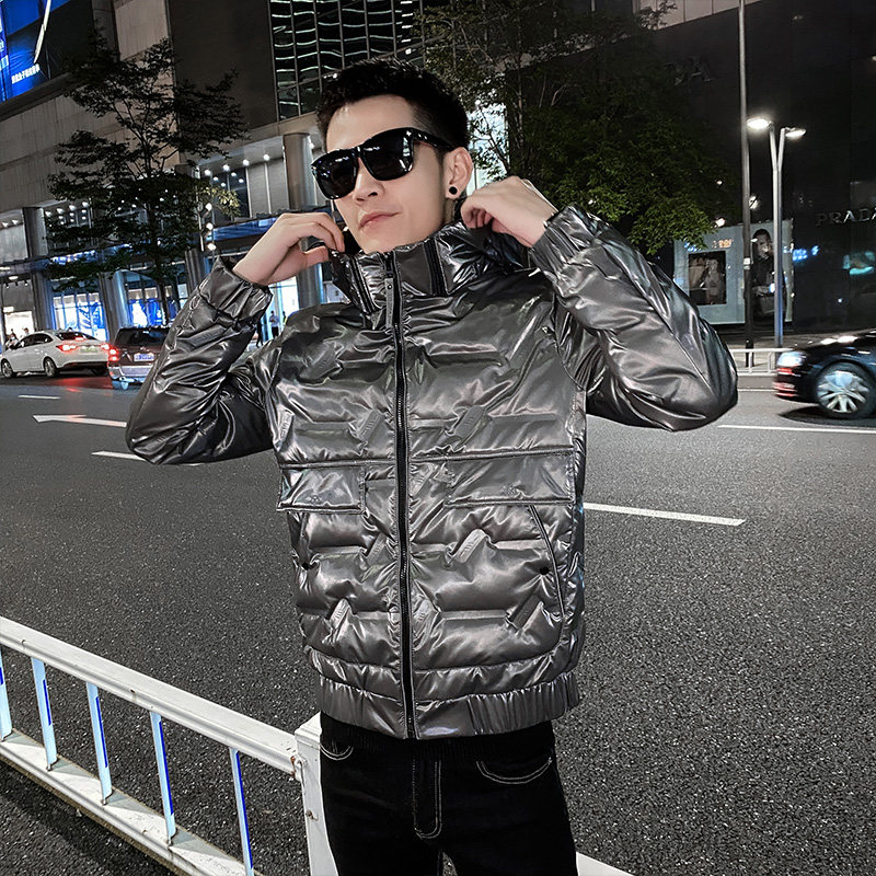 社会小伙冬季连帽羽绒服男士保暖外套帅气男装C203-5115P175控228,男装羽绒服,电商C208