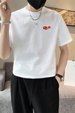 社会小伙夏季男士潮流印花短袖t恤纯棉圆领半袖体恤C203-8860-P38，男装T恤，电商C208