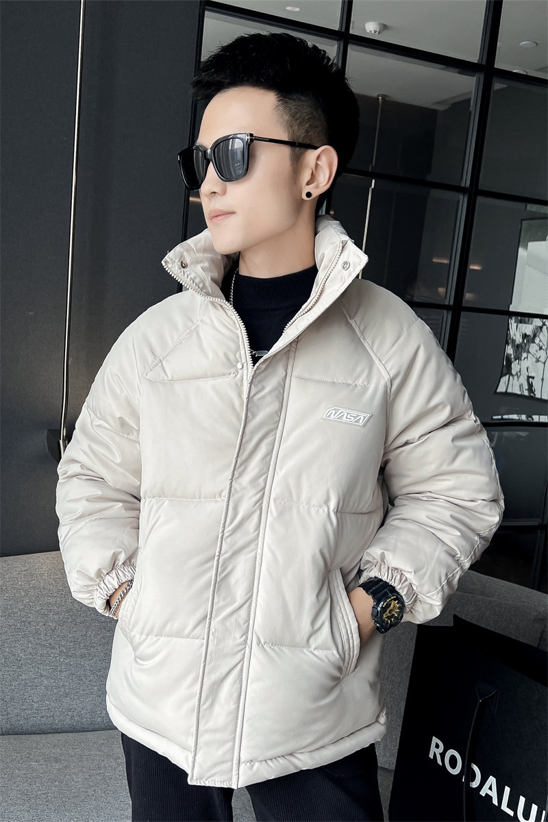 克莱因蓝棉服男款冬季加厚无肩线棉衣外套晋江面包服1070-P118,男装棉衣,电商C208