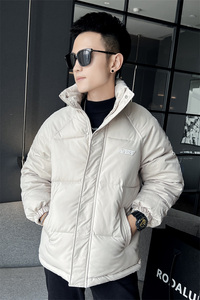 克莱因蓝棉服男款冬季加厚无肩线棉衣外套晋江面包服1070-P118图片