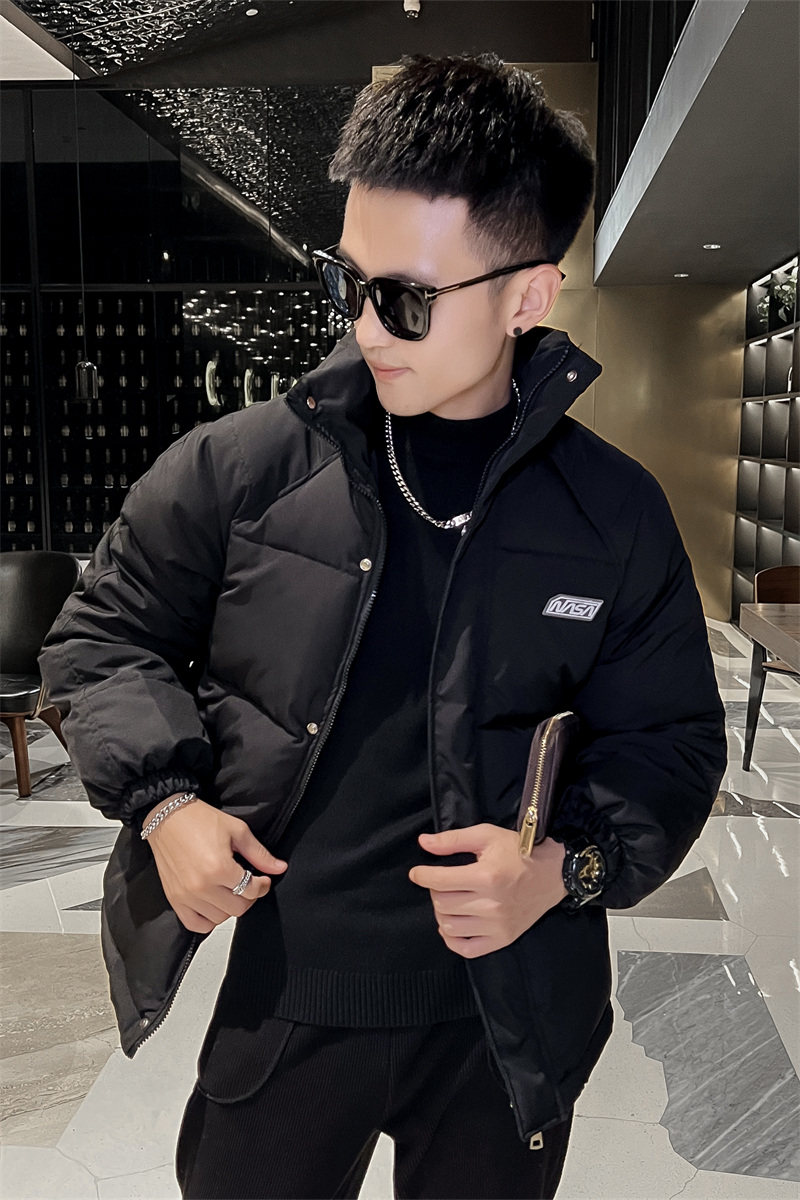 克莱因蓝棉服男款冬季加厚无肩线棉衣外套晋江面包服1070-P118,男装棉衣,电商C208