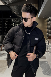 克莱因蓝棉服男款冬季加厚无肩线棉衣外套晋江面包服1070-P118图片