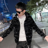 社会小伙冬季连帽羽绒服男士保暖外套帅气男装C203-5115P175控228，男装羽绒服，电商C208