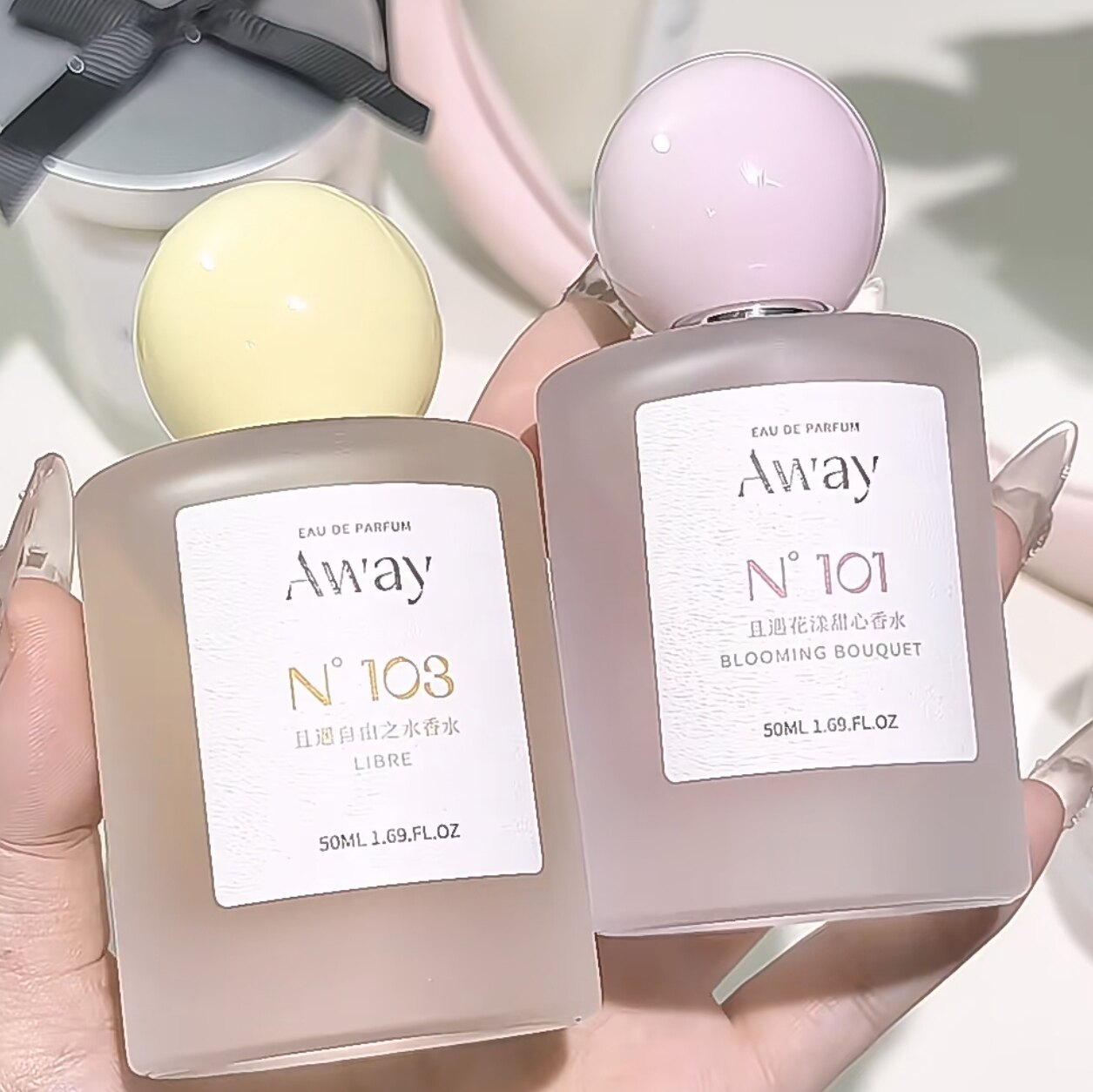 送香香礼！且遇Away寻爱系列香水持久留香幻彩鎏金花果香女