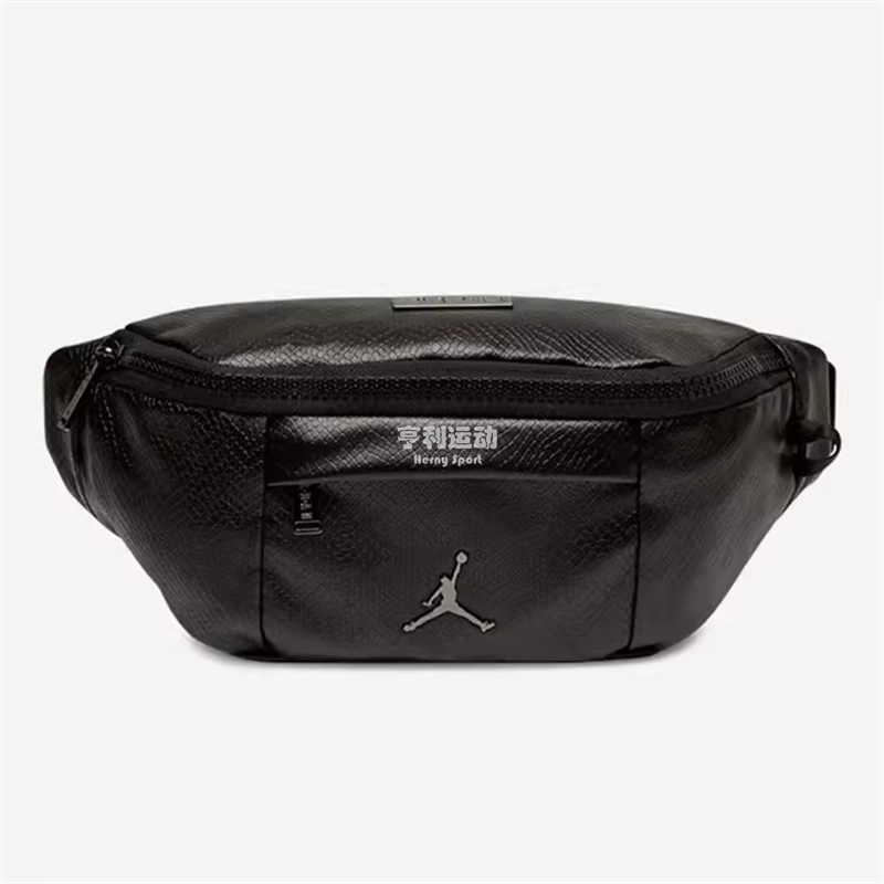 AIR JORDAN AJ蛇纹pu皮休闲斜挎包胸包腰包男女 HA5507-011
