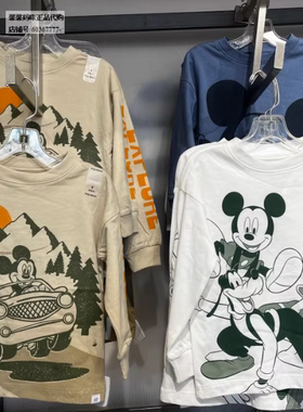 Gap男童LOGO纯棉T恤秋季新款童装736788长袖431423/431564/798952