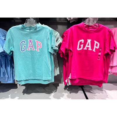 国内代购Gap女童大童纯棉圆领短袖T恤766496 新款夏季上衣759431