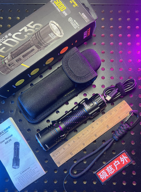 NITECORE奈特科尔手电EDC35EDC33战术强光防身迷你充电远射手电