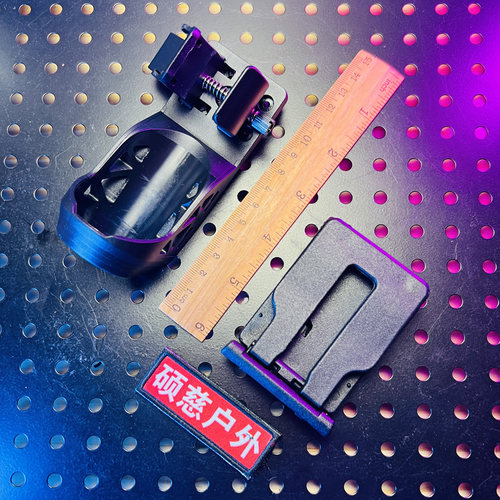 360度旋转快拆战术手电套