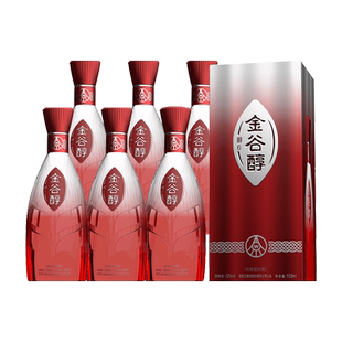 【整箱推荐】五粮液金谷醇（醇6）52度500mL*6瓶浓香型白酒整箱装
