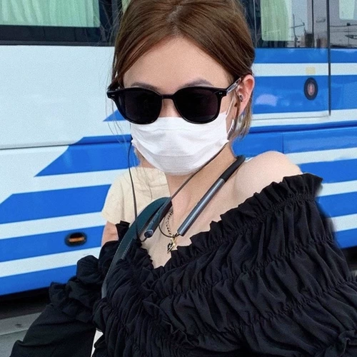 Солнцезащитные очки GM для женщин, едущих с высококачественным ощущением защиты от солнца и ультрафиолетовых лучей, небольшое лицо, круглое, универсальные солнцезащитные очки