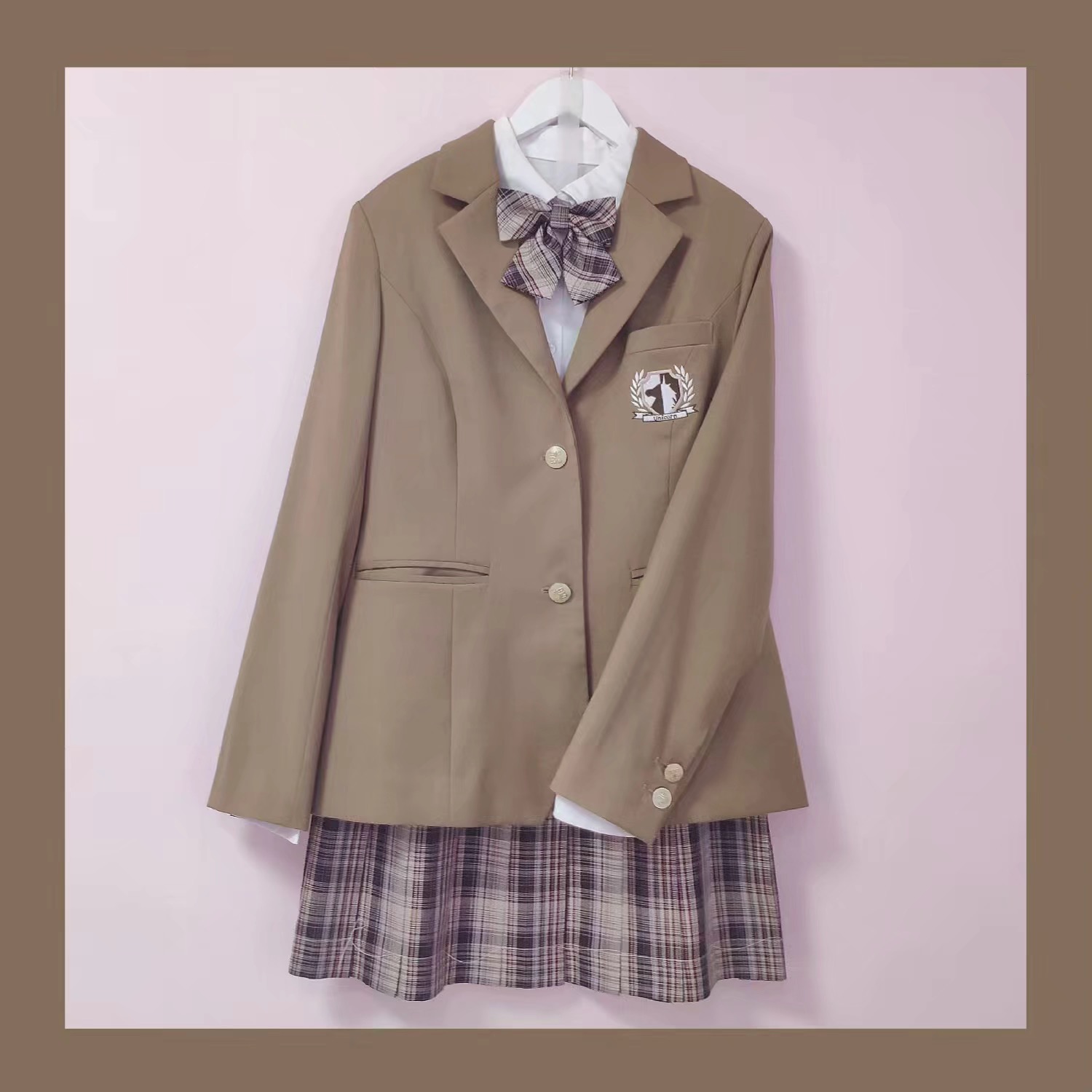 【潜水章鱼】1905/2008 jk制服女装秋装独角兽刺绣西服售完欣赏