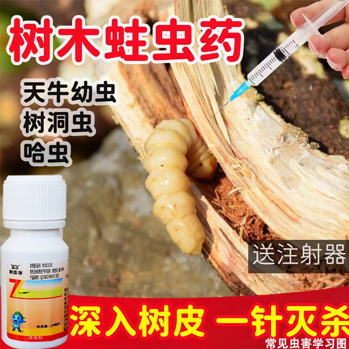 树木果树钻心虫树干虫蛀虫杀虫剂无花果树除虫家具杀蛀虫药包邮