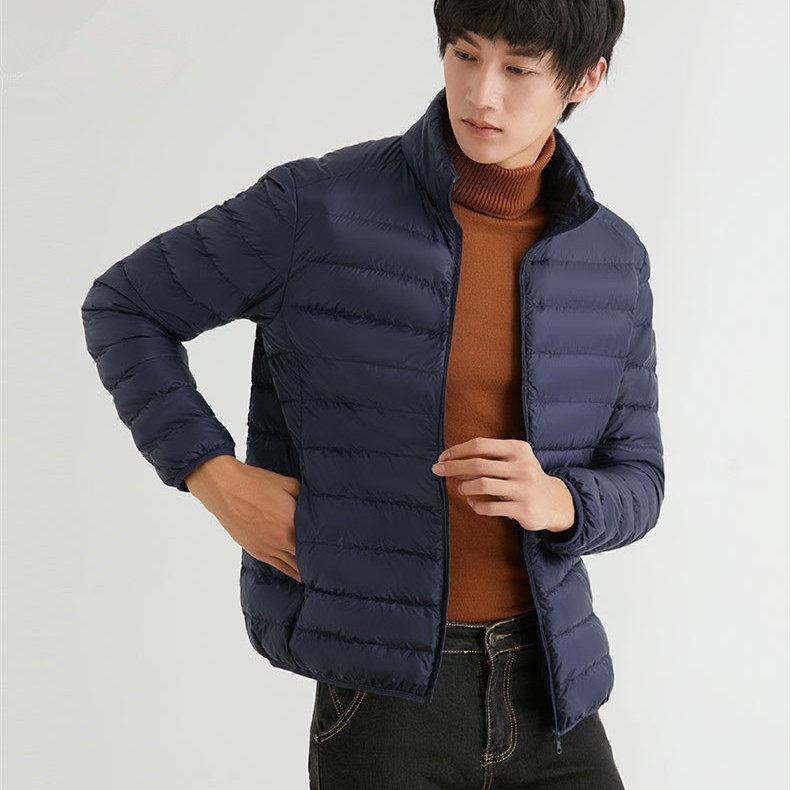 秋冬季新款轻薄款男立领羽绒服冬装便携式外套大码包邮,男装,羽绒服,淘宝优惠券,粉丝福利购,淘宝优惠卷
