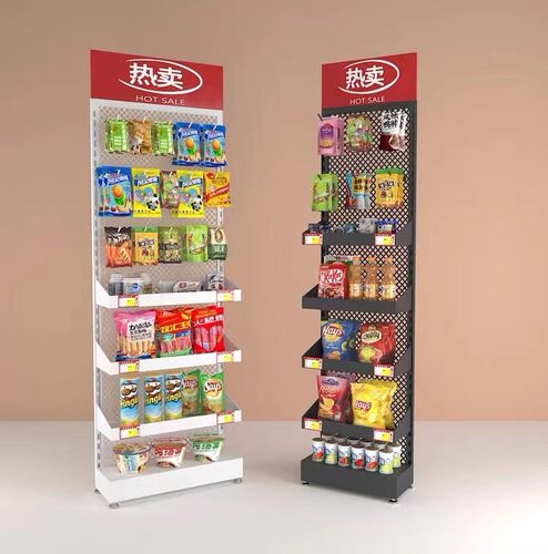 超市零食架化妆品唇膏展示架