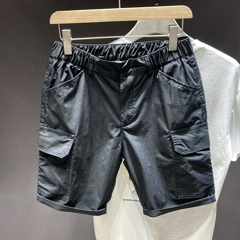 工装短裤潮牌三分裤沙滩裤男