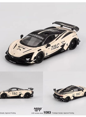 MINIGT 1:64 迈凯伦 McLaren 720S TBC LB 合金汽车模型 MGT01083