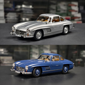 NOREV 诺威尔1:18奔驰 300SL 1954 鸥翼门 合金汽车模型 收藏摆件