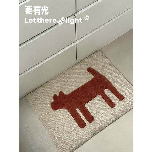 手工沙发床边毯小地毯要有光可爱