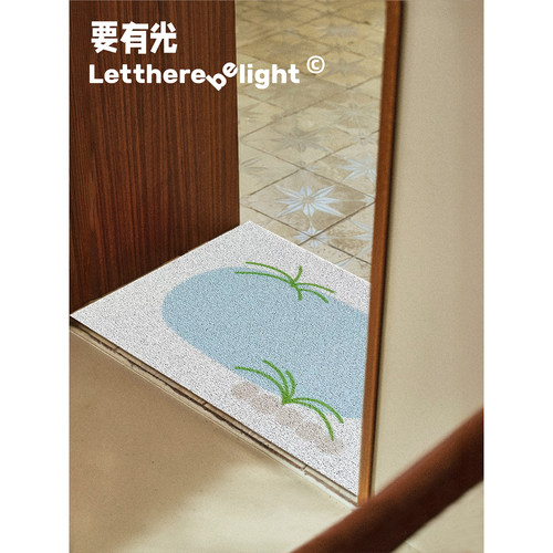 门口微景观 丝圈入户地垫/地毯可裁剪 门厅脚垫防尘垫耐脏好打理