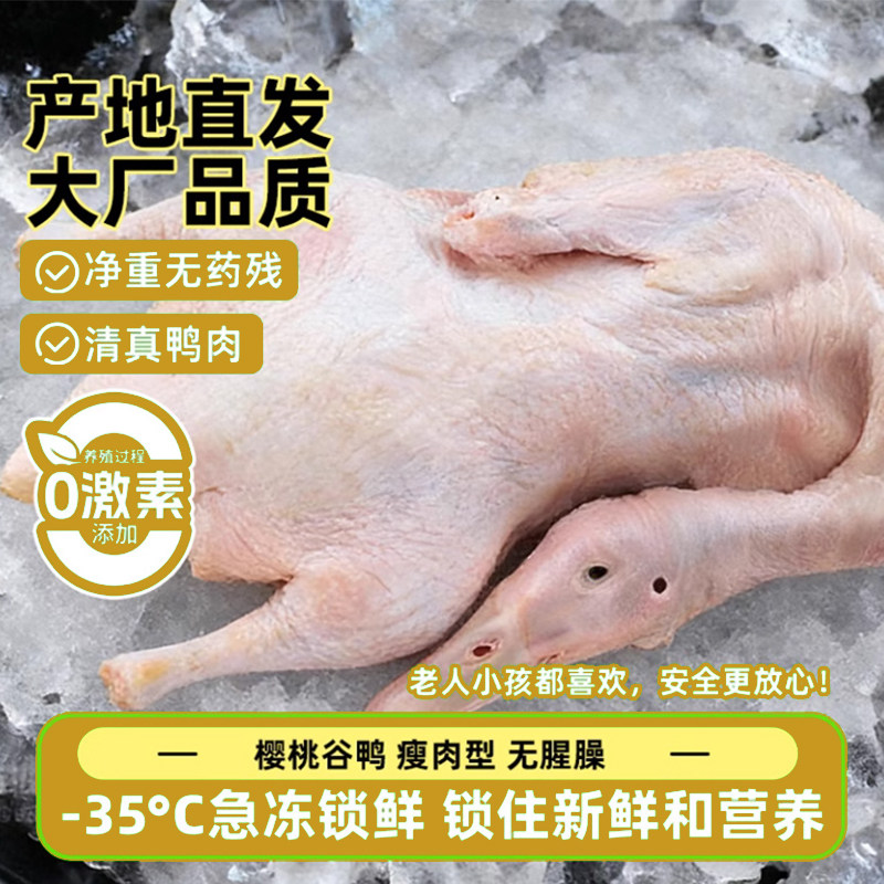 广西产地直发鸭肉整只现杀现发新鲜大厂品质净重无药残清真鸭肉